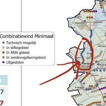 Groenehartstoc1's tweet photo. Er komen duizenden #windturbines en #zonnevelden bij komende jaren. โRES in Beeldโ wil laten zien wat dat voor uw omgeving betekent. Ten noorden van #Woerden langs #Grecht en #natura2000 #NNN Kamerikse Nessen staan 10 enorme windturbines gepland. Hoe zal dat er uitzien? @BeeldRe https://t.co/sMjiA0D4uO
