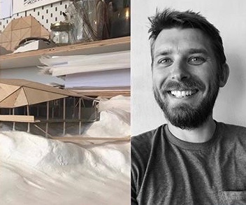 Arch_Falmouth's tweet photo. Brilliant to see 3rd yr student Mikey Koskela in the @guardian this weekend. Creative home working @FalmouthUni ! Well done to all our students who’ve adapted to new and different ways of working in challenging times 👌 https://t.co/eT4qXjFMkv