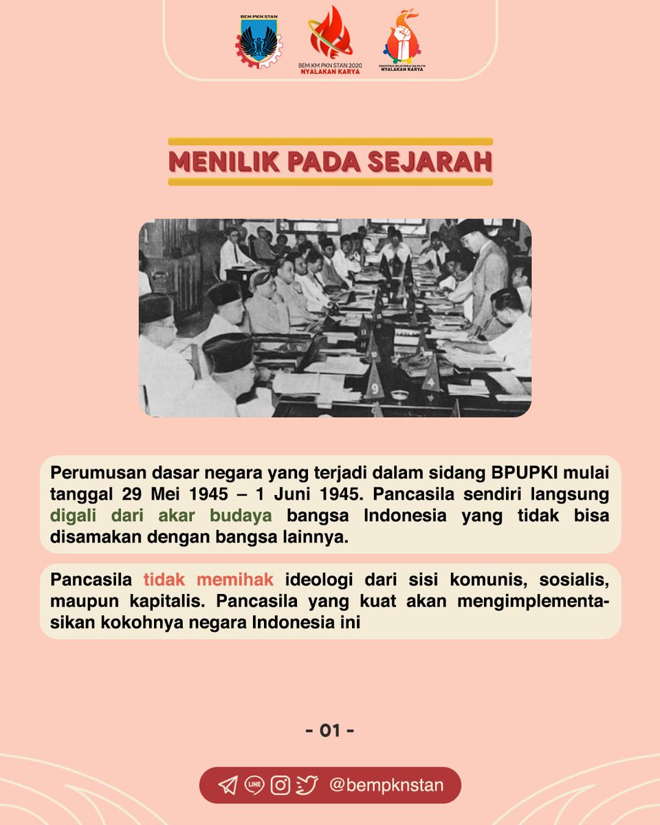 Bem Km Pkn Stan On Twitter Untuk Mengetahui Dan Memahami Nilai Nilai Pancasila Selama Live Instagram Berlangsung Selengkapnya Bisa Simak Bersama Di Rekap Rukow Ke 10 Ini Ya Https T Co Dyg6mhnhx2