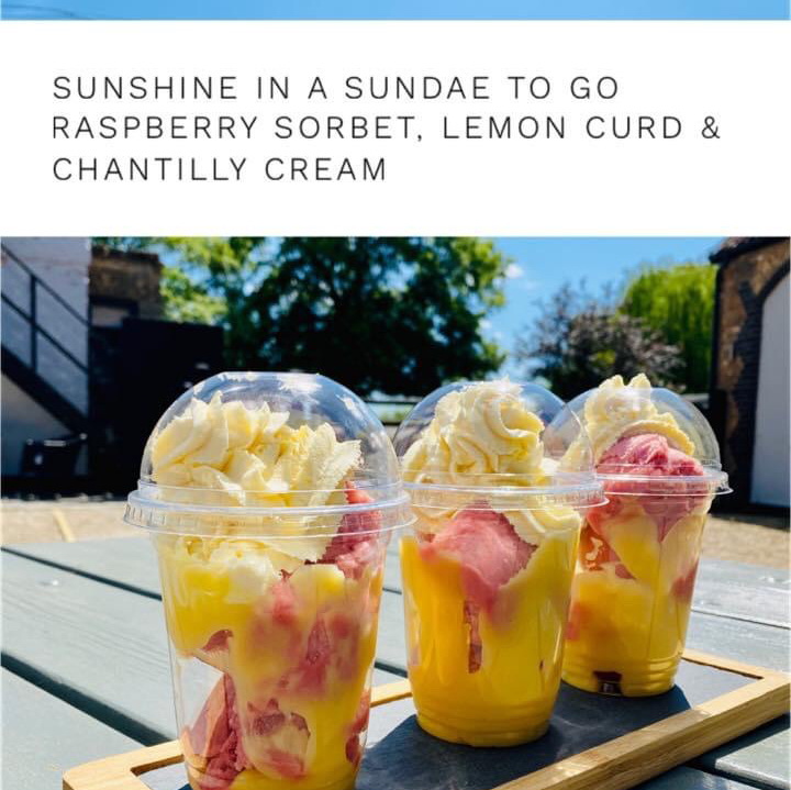 🌞 SUNSHINE 🌞 SUNDAE 🌞 TO-GO

What a beautiful day!!!

Come down and have a summer sundae! 

Amazing raspberry sorbet, homemade lemon curd and whipped chantilly!!! £7.50

Have a walk down the river with it ❤️🌞

Just rock up &amp; order it or call us on 01638 711001