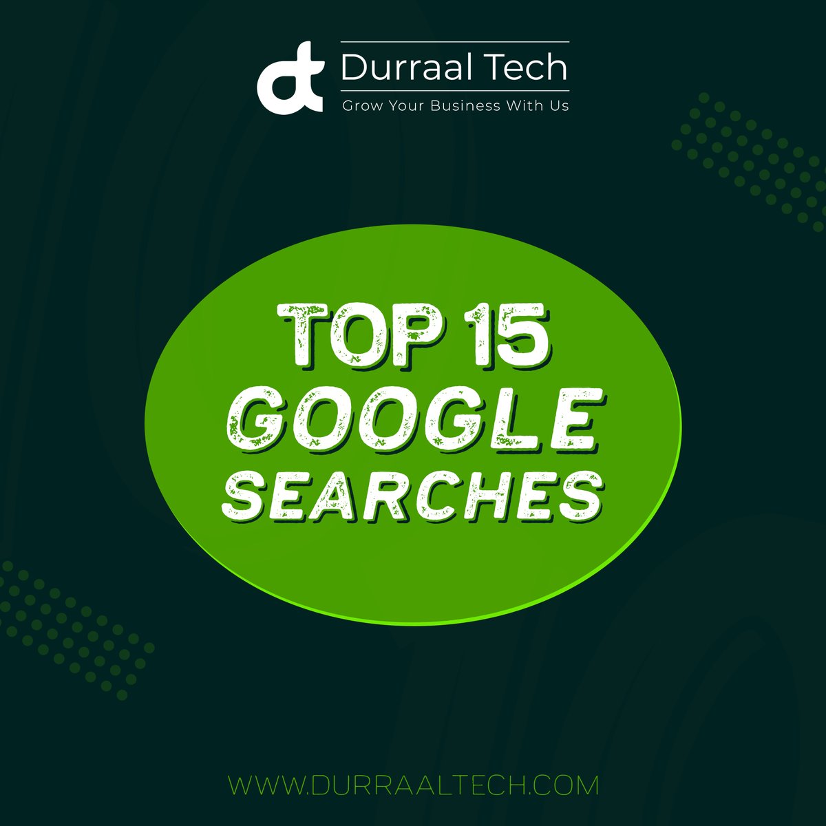 DurraalT's tweet image. Top 15 Google Search Queries Around the World (as of 2020).
#queries #google #googlequeries #topgooglequeries #keyword #keywords #topkeywords #topgooglekeywords #searchengine #searchengineoptimization #seo #digitalmarketingagency #durraaltech #padampur #kotdarwa #uttarakhand