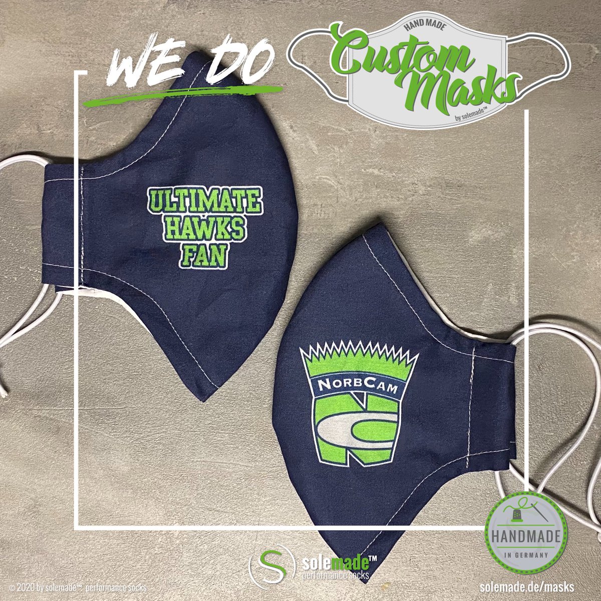sole_made's tweet photo. #WEDOCUSTOM - The next custom order is ready to be shipped out - Of course, @NorbCam protects his breath in Hawks Style!
Hand Made in Germany, 100% Cotton, double layered, machine washable, comfy and breathable.
https://t.co/wgNWKKnukD
-
#CoronaVirus #NorbCam #FaceMask #GoHawks https://t.co/RUJutHrmFr