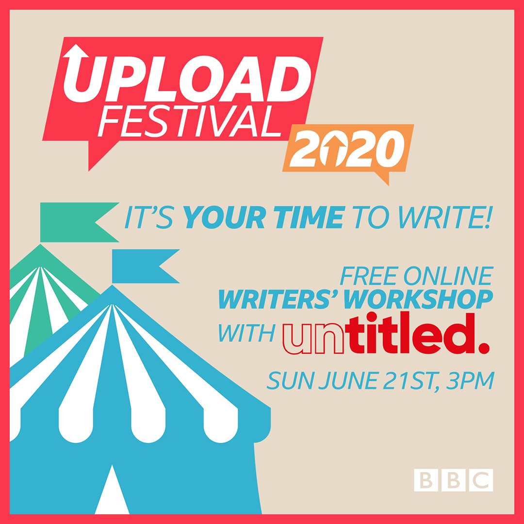 Next Sun June 21, 3pm BST we'll be hosting a workshop as part of the <a href="/BBCUpload/">BBC Upload</a> Fest. We'd love to fill it with #underrepresentedwriters. It'll be a relaxed atmosphere, to give you time for your writing.

It's FREE &amp; will take place via Zoom. Sign up here: bbc.zoom.us/webinar/regist…