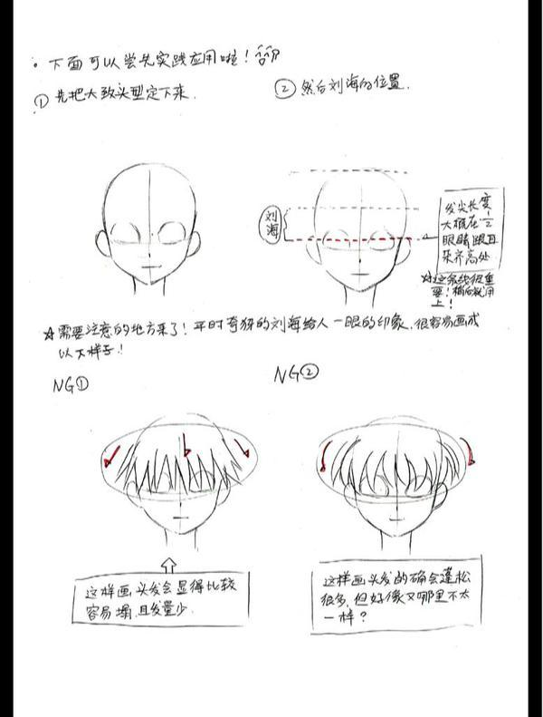 i found a hxh animator's guide on how to draw killua's hair so you all can go draw adorable killuas >:) it really helped me a lot!! 