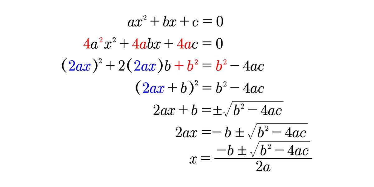 二 次 方程式 解 の 公式