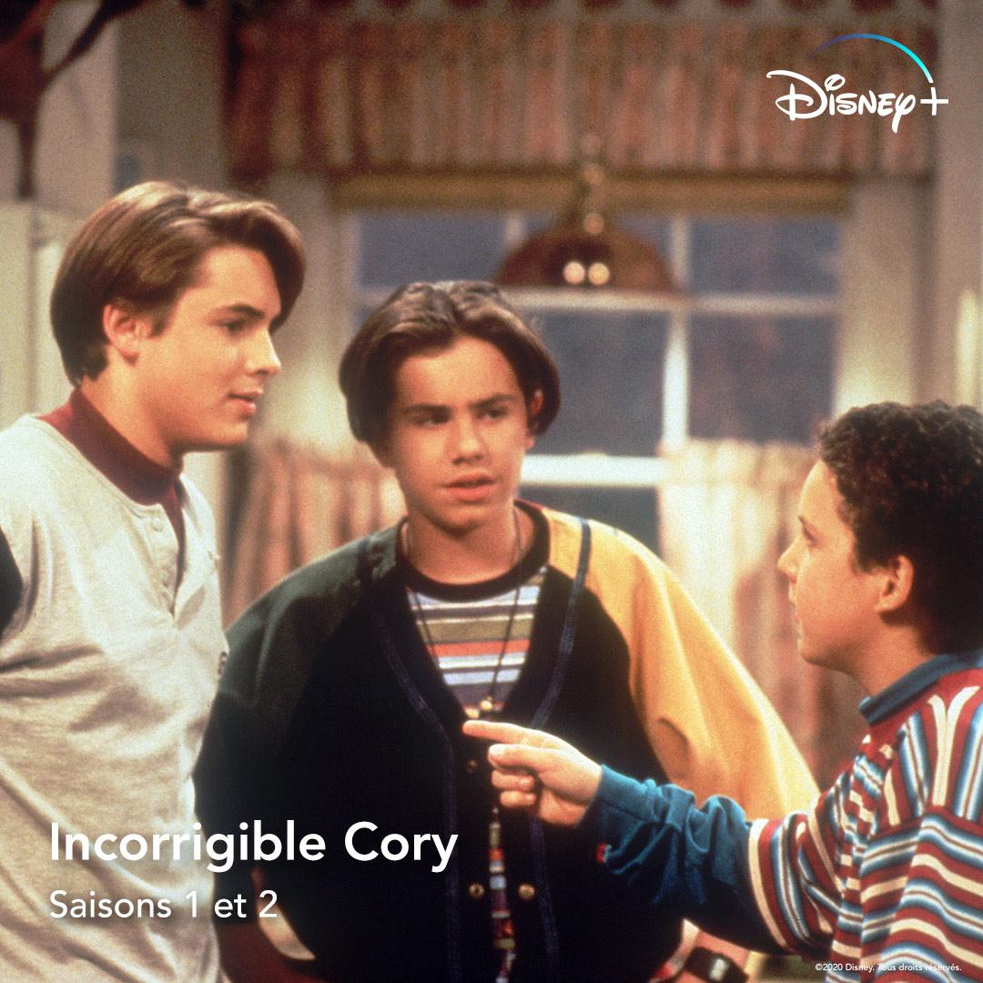 DisneyPlusFR's tweet photo. Il ne manquait plus qu'elles ! 💙 Les saisons 1 et 2 d'#IncorrigibleCory, en streaming dès maintenant sur #DisneyPlus. https://t.co/i6wAHZk0n2