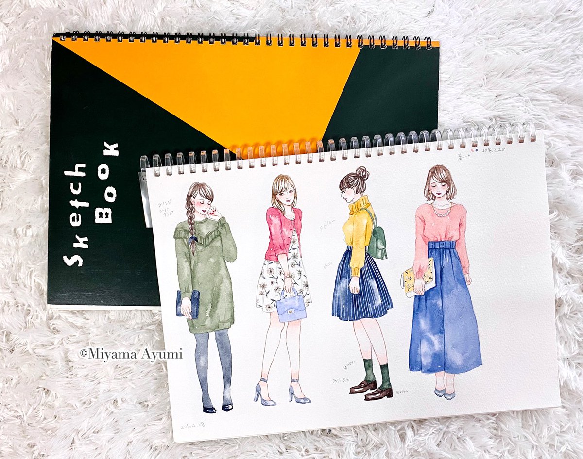 ユーキャンさまマナトピにファッションイラストの描き方とインタビューを掲載して頂い Miya ミヤマアユミ の漫画