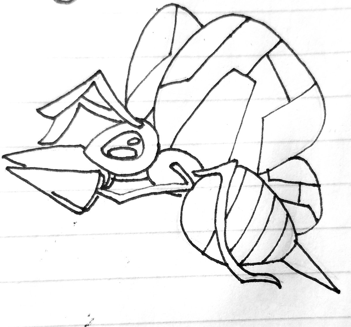 Reverrii_Pixy's tweet image. Early post this AM!
#DrawEveryPokemon
015 - #Beedrill
#pokemon
#pokemonart
#drawing