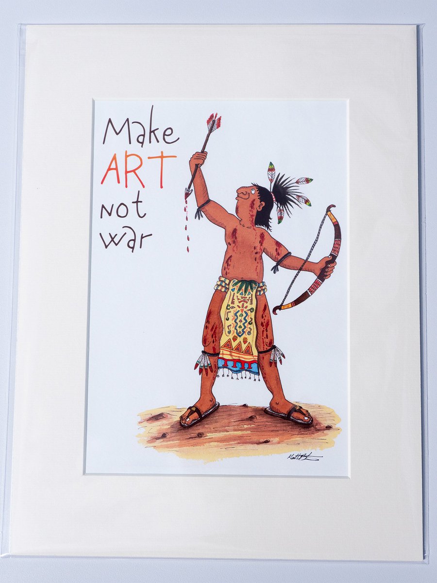 Make Art Not War - New signed artist prints added to my online store. All items with FREE UK DELIVERY mattbuckingham.co.uk/shop/ #makeArtNotWar #artistPrints #artforsale #art #prints #artwork #illustration #Interiors #freedelivery #illustrationart #childrensbooks #artforasle
