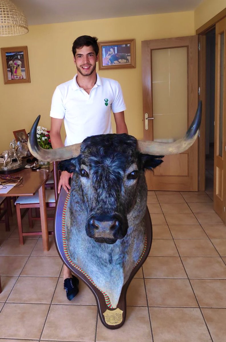 Hoy hace un año que llegó "Mentiroso" de Adolfo Martín a casa de nuestro torero <a href="/Angel_Sanchez12/">Angel Sanchez</a>
Toro de su alternativa, que vino para quedarse.