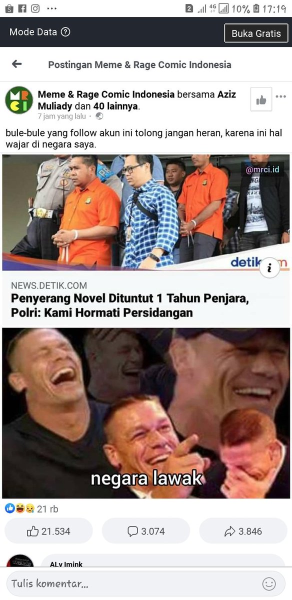 ali_imink's tweet photo. Lucu, jaksa nya kayak nya lulusan srimulat da, ia kan pakde @jokowi https://t.co/xyapIpP10E