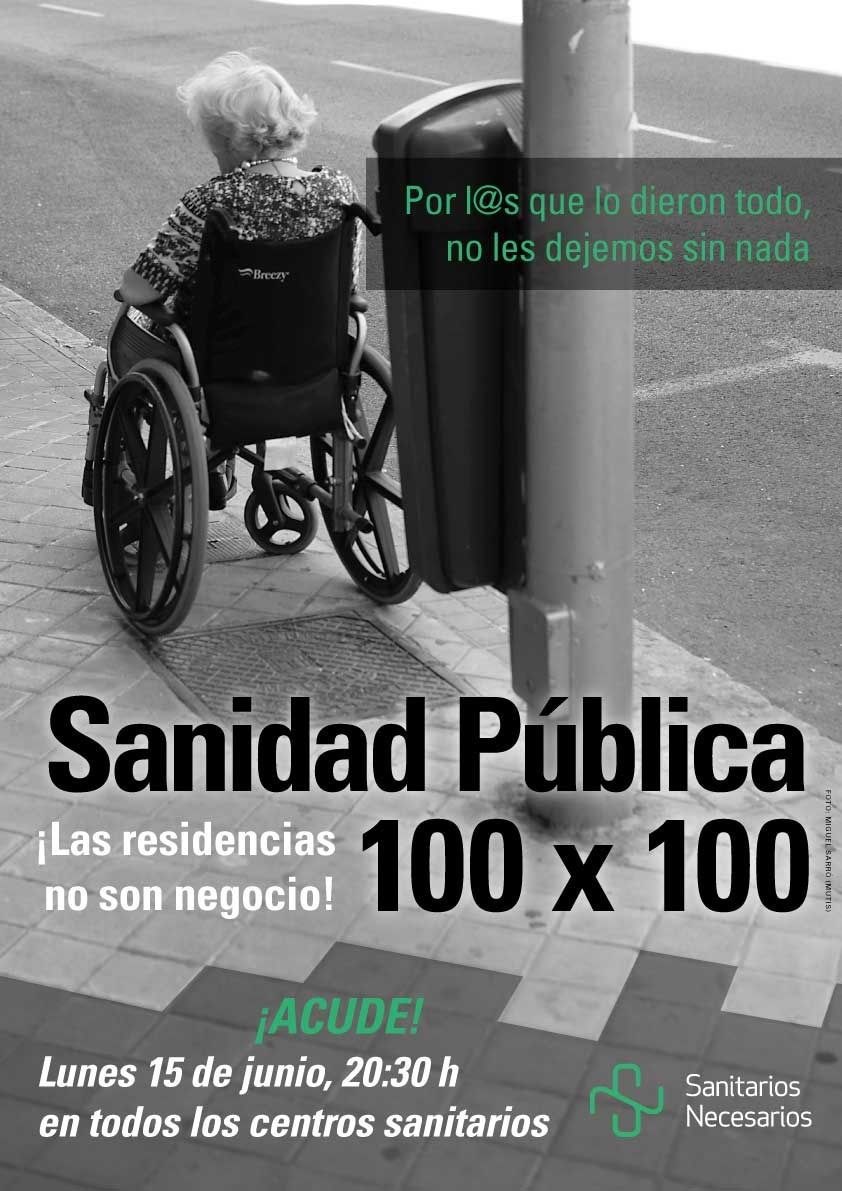 Se ha creado la Plataforma de Sanitarios Necesarios en el Hospital, el lunes 15 a las 20:30h, nos juntamos en la puerta del Hospital de El Escorial, por si alguien quiere venir.