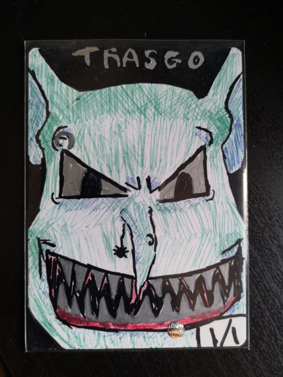 Myst3rioGoblins's tweet photo. Hace unos pocos de años aburrido en casa hice este token... Se nota que la ilustración no es mi fuerte jajajajajaja. Que hacemos le damos amor o lo sacrificamos con la granada?? #MtgGoblins #TeamGoblins https://t.co/y8KFugNQlu