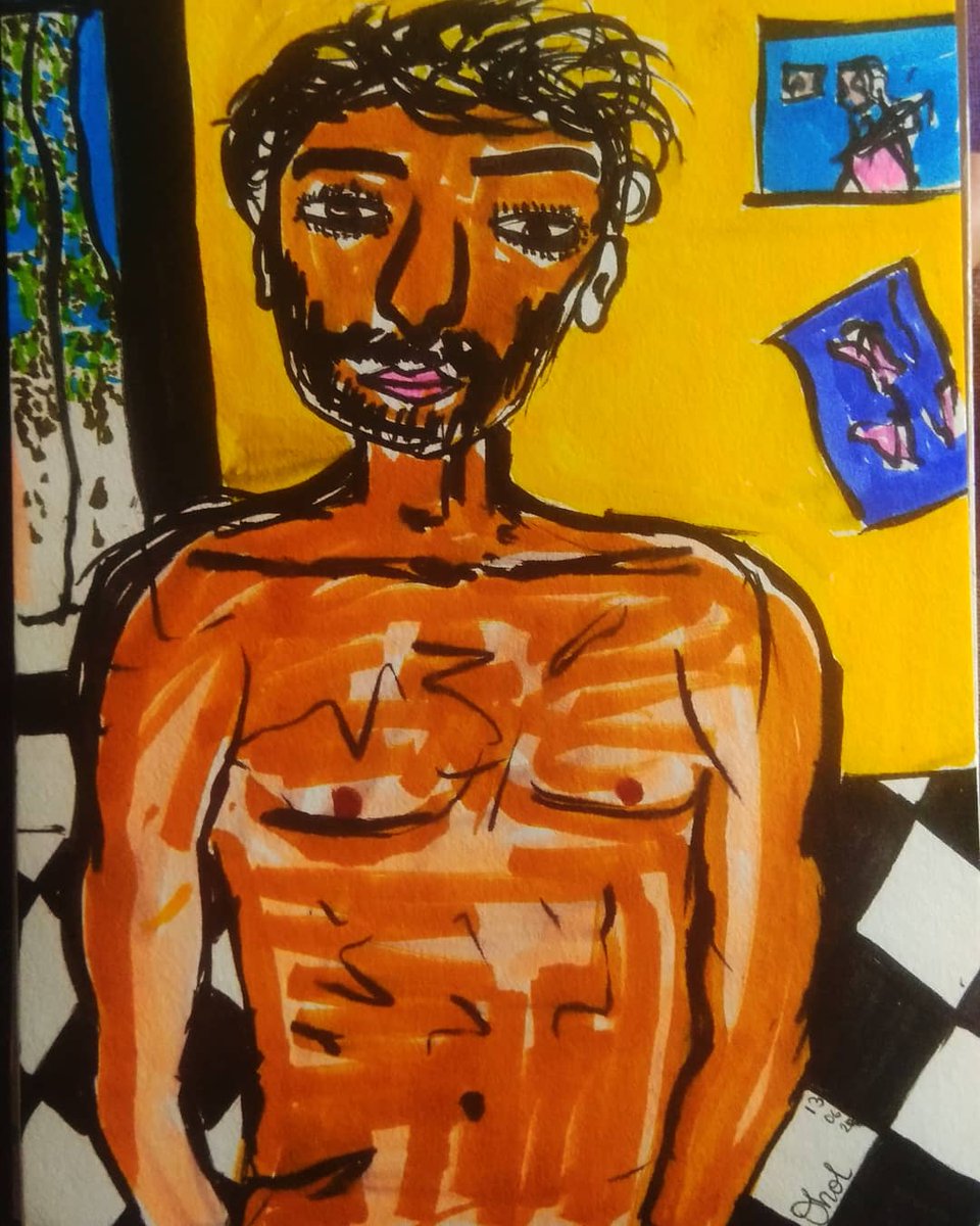 OholArt's tweet photo. Boy 1
5.8" x 8.3"
Brush Pen on 140 GSM Cartridge paper
13/06/2020
~ Priyadarshini Ohol
INR 5,119
#art #artist #artinlockdown #drawing #artwork #originalart #sketch #artists #newart #lockdownart #lockdown #lockdownsketch #oholart #priyadarshiniohol #priyadarshinioholart #ohol https://t.co/ea8fyoVBCU