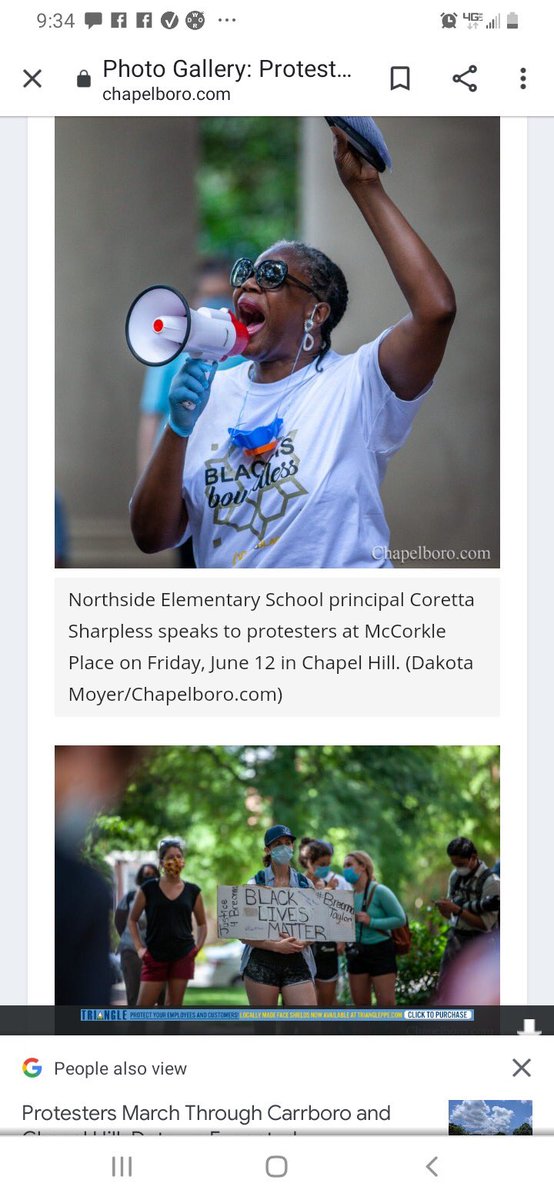 Asked what made me come out. I don’t get a pass!!! OUR district has work SO guess what... WE, Us, ME are ⁦⁦<a href="/chccs/">Chapel Hill-Carrboro City Schools</a>⁩. If our black and brown scholars are going to receive the tools that move them forward not 1 step back, the collective MUST be at work