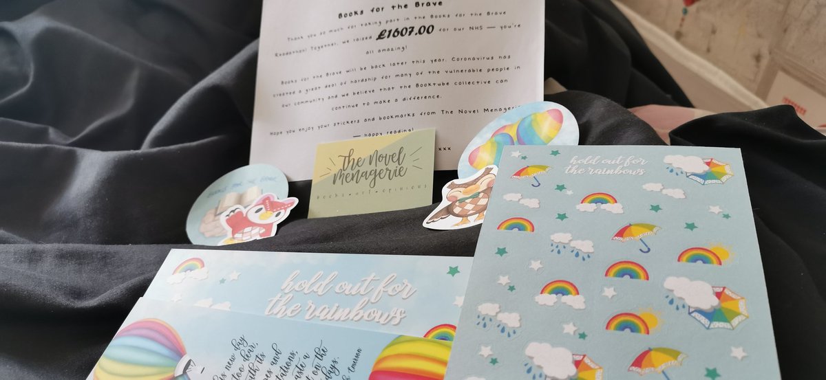 Thank you to <a href="/Books4TheBrave/">BooksForTheBrave</a> for this precious prize pack!!! 🌈🌈