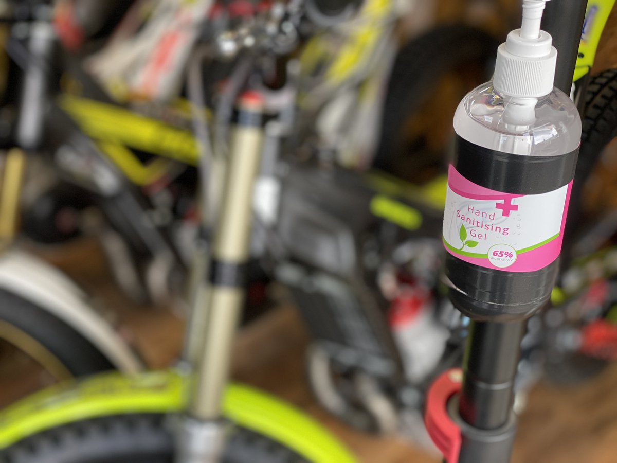 Trials UK store opens 15th June. One person in the shop at a time and regularly sanitising after each customer. Please use the hand sanitiser at the door on entry #staysafe