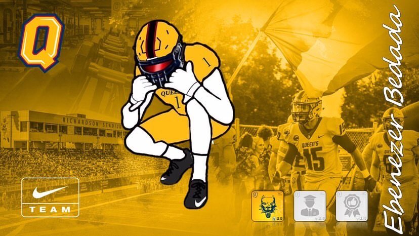 Truly blessed to receive a dog stamp from Queens University. Thank you so much <a href="/CoachNezQU/">Coach Nesbitt</a> <a href="/bendanger2644/">Ben D'Andrea</a> <a href="/Queens_Football/">Queen's Football</a> !❤️