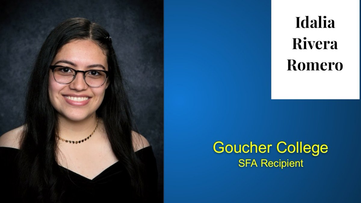 TCW_AVID's tweet photo. Congratulations Idalia! Attending @gouchercollege after a gap year to study Marketing. A DE student, member of Latinas Leading Tomorrow, Building Better Futures, and Korean Culture Club. We are proud of you! https://t.co/ujHVUVupwQ