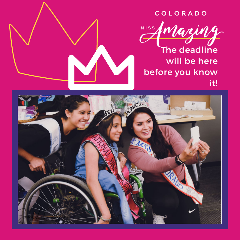 COMissAmazing's tweet photo. Join us September 26-27, 2020!

Participants - https://t.co/ws17KcU23i
Volunteers - https://t.co/mnF3NaAl6f

#comissamazing #missamazing #colorado #inclusion #specialneeds #empoweringwomen #disability #community #accessibility #volunteer #participant #contestant #buddy https://t.co/troZftgp03