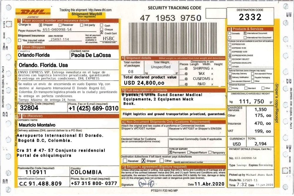 maoman24's tweet photo. @FiscaliaCol de estos dos números me están llamando para estafar pidiendo plata por nacionalizar tapabocas y gels desde Estados Unidos. Junto con personas de DHL supuestamente. https://t.co/5t45s2EVyy
