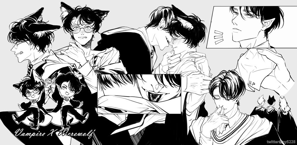 ny5228's tweet photo. 🧛‍♂️💖 🐶

#リドハリ #리들해리 #TMRHP #tomarry  #Harrymort #lvhp #tomarryweekly 
@tomarryweekly https://t.co/oaFkbld7hl
