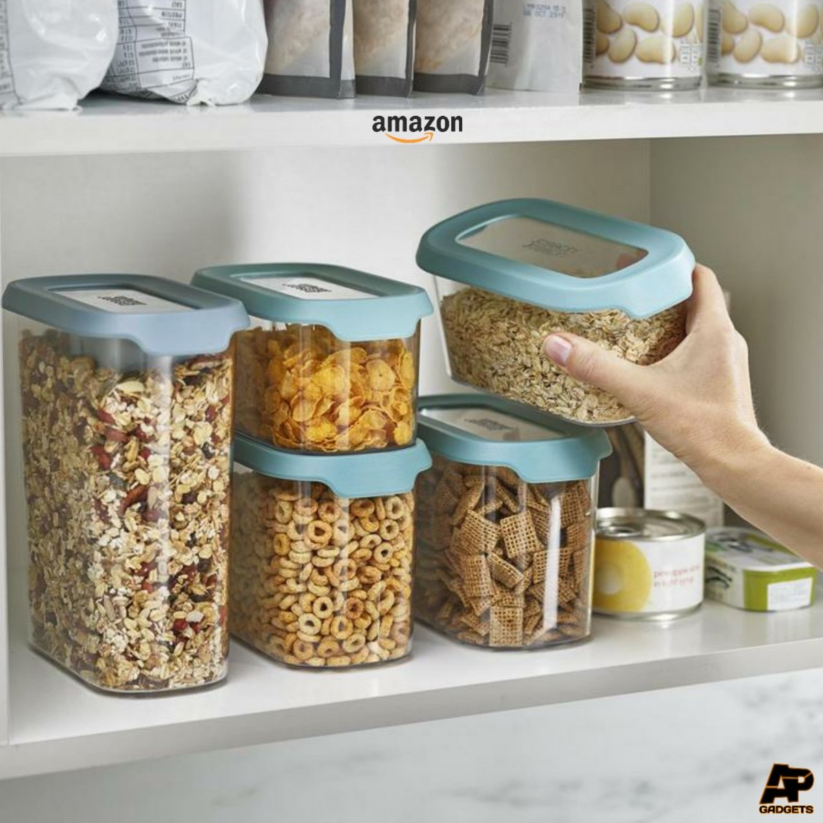 ap_gadgets's tweet image. Joseph Joseph Cupboard food storage set -
This innovative food storage set by Joseph Joseph makes use of unused space beneath the shelf, thereby maximizing every inch of cupboard area.

For more details switch to the YouTube channel :
youtu.be/mPZKgssjkEw