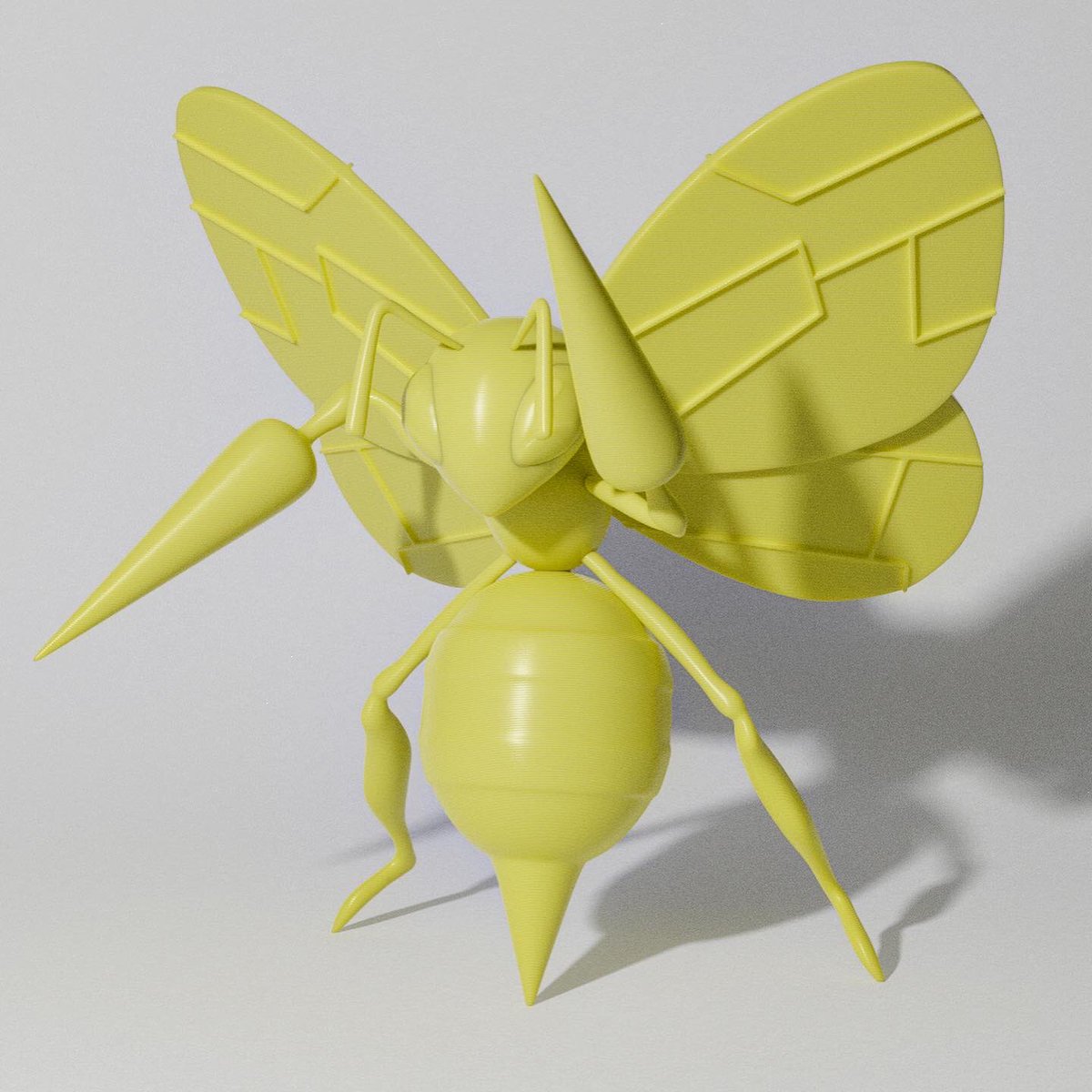 ShadowBons's tweet photo. quite a challenge but he can finally stand up, yay! More bugs to the collection. 

#kakuna #beedrill #weedle #pokemon #shadowbons #3dprinting #3dprint #impresion3d #3DModel #cults3d #cetus3d #esun3d https://t.co/m0nDYTDykW