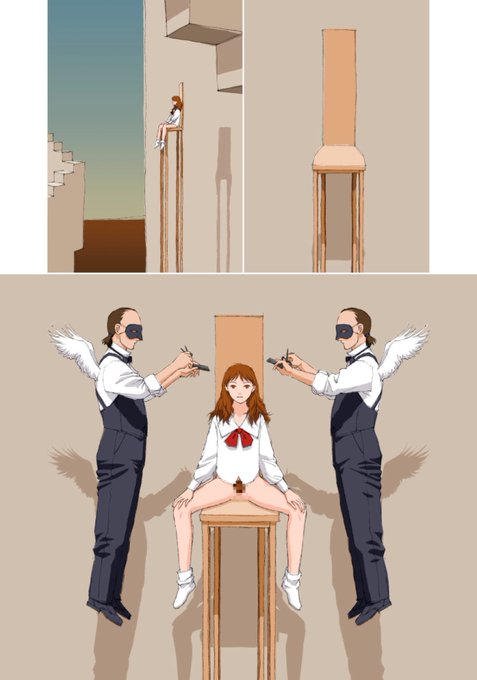 🔞漫画の単行本「本日のオススメ PLAT DU jOUR 」から…
シュール系ショートショート

ほとんどエッチくないんだけど×××を直に描いちゃってるので……自主規制…
モザありです_φ(T▽T;) 