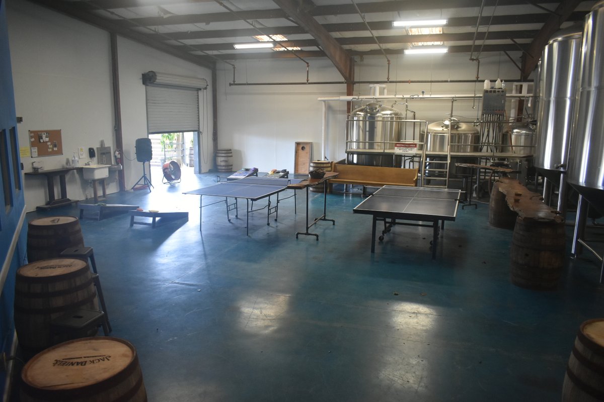 Looking for something fun to do with the family? Come play corn hole or ping pong in our brew house. Kid friendly and ask for our home made root beer on tap. Jerry's Bistreaux serves lunch and dinner out front in the food truck or bring your own food.  #familyfriendly #pensacola