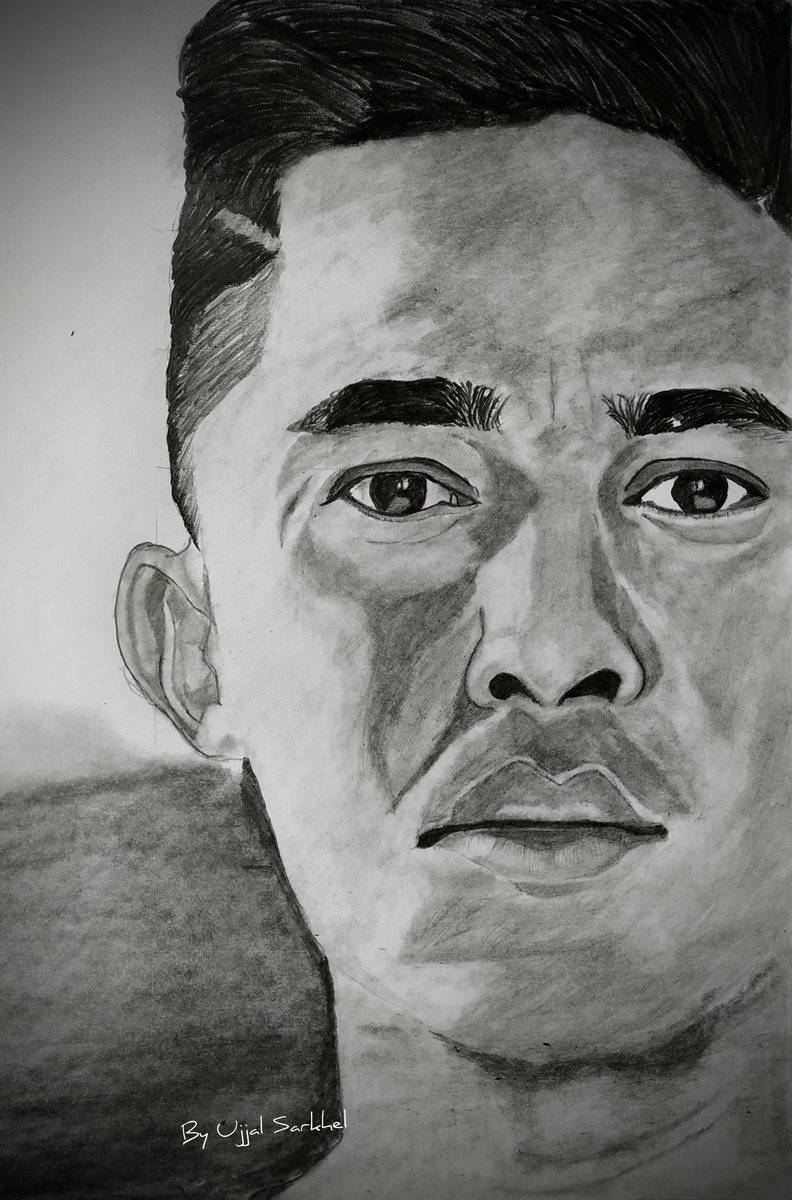 IndianFootball's tweet photo. ✏️😍 | A beautiful tribute to our Captain, Leader, Legend @chetrisunil11 🙌🇮🇳
Courtesy: @USarkhel
#15YearsOfSC11 #IndianFootball #BackTheBlue #BlueTigers https://t.co/8m0GRG9jzu