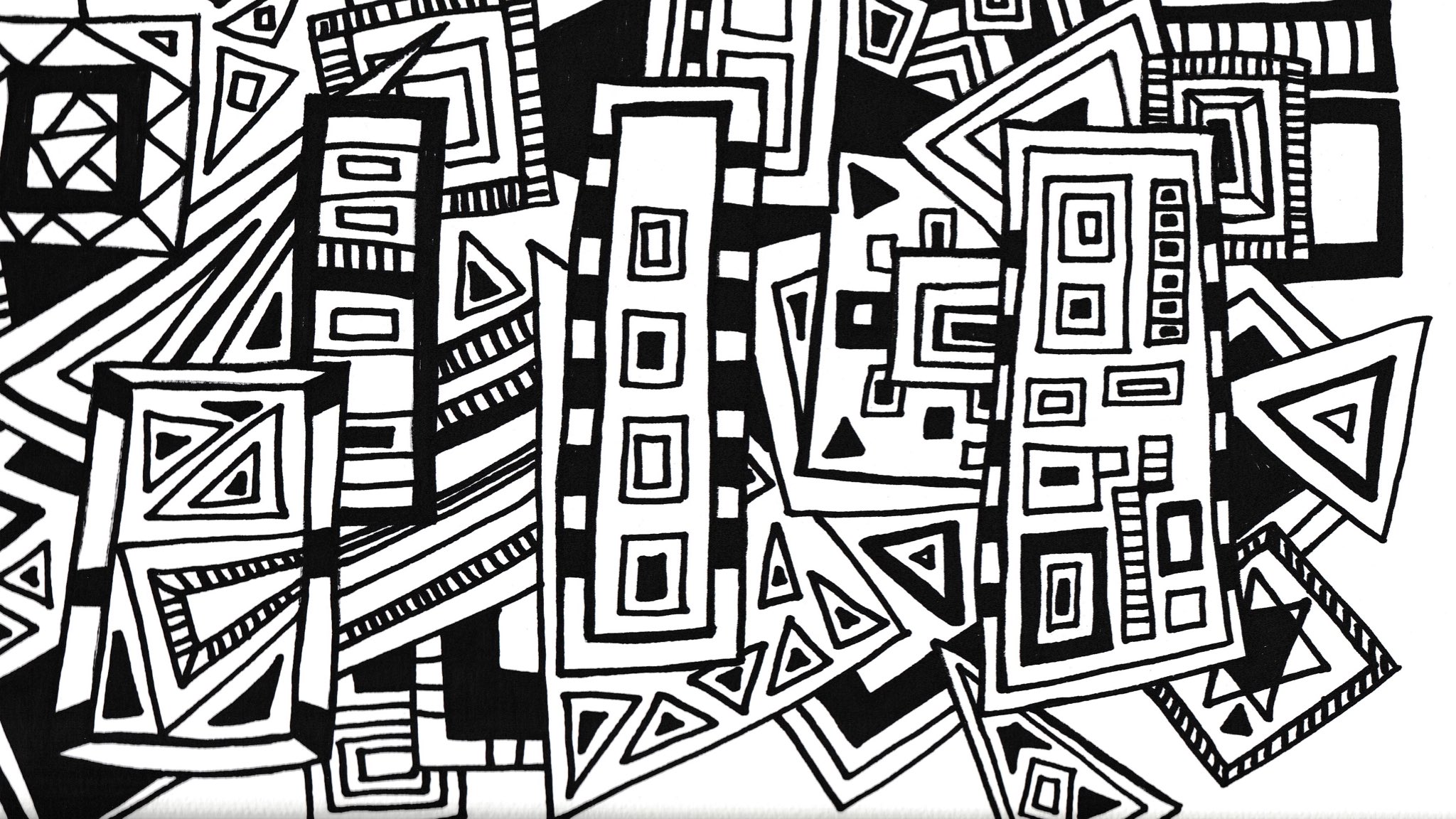 Yama 今日の作品 イラスト 手書き エスニック柄 T Co Cutm3uvgno Twitter