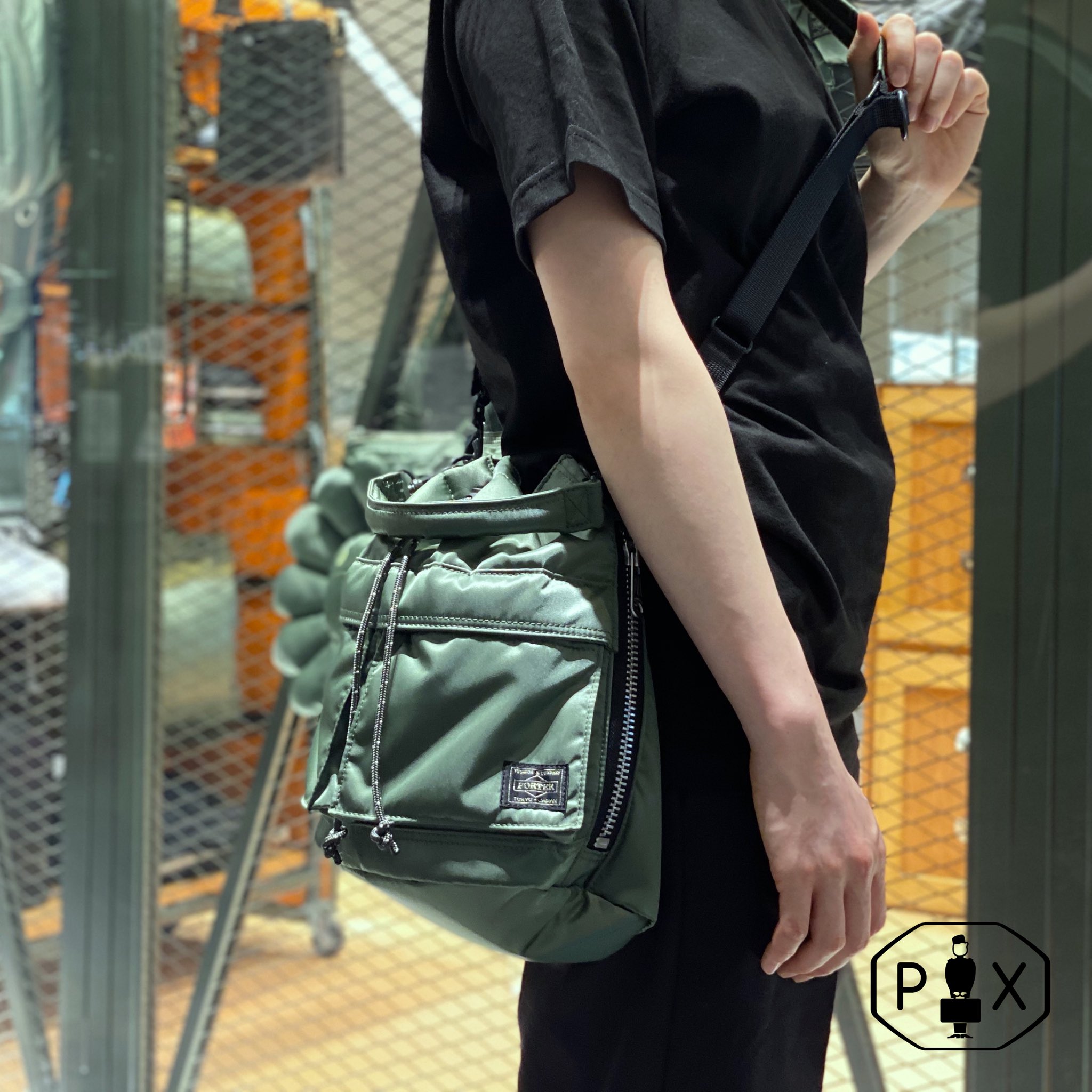 いつでもポイント10倍 PORTER×HYKE 2WAY TOOL BAG LARGE SIZE - 通販