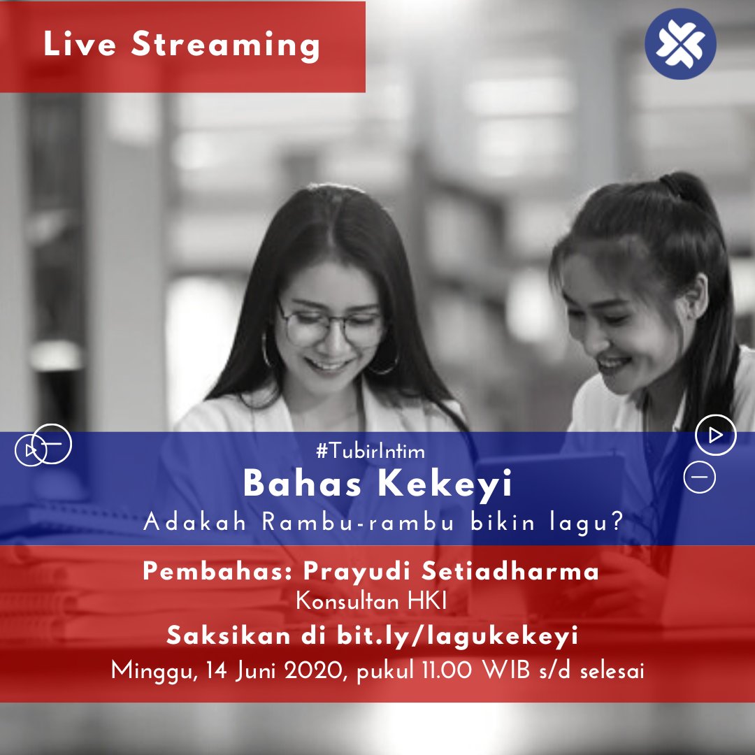 NgertiHukumID's tweet photo. Kekeyi -vlogger- menciptakan lagu yang berjudul "Keke Bukan Boneka" dan disoal karena dianggap melanggar hak cipta
#TubirIntim akan membahas masalah ini dengan Prayudi Setiadharma, Konsultan dan Praktisi HKI.
Pada Minggu, 14/6/2020 Pukul 11.00 hanya di https://t.co/JWwK3TCAQJ https://t.co/B0j9AhxIhP