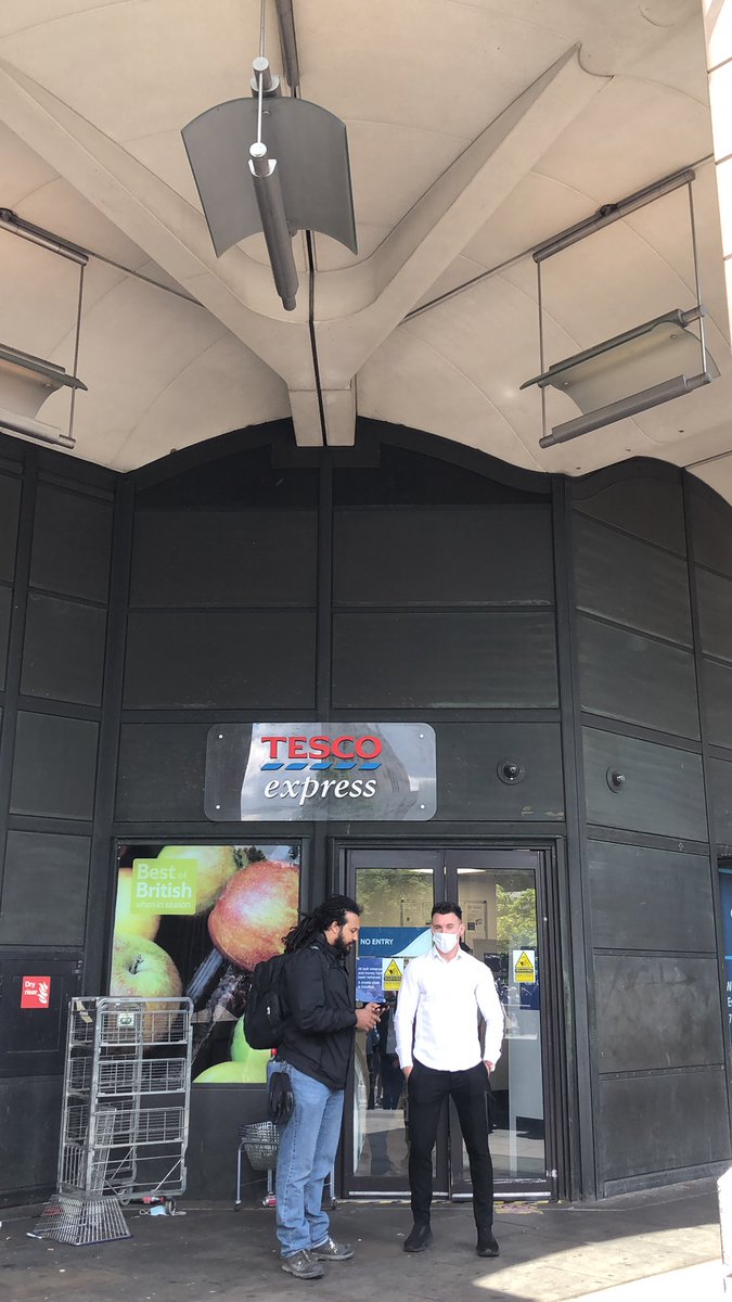 Update: Police forces have requested that Tesco stop selling alcohol to demonstrators.