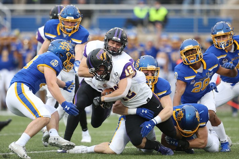 Meet <a href="/ap_bock/">Adam Bock</a> a Linebacker from Solon, IA. Adam played in 4 games as a true freshman accumulating 4 tackles. He is majoring in Mechanical Engineering.

#GoJacks 🐰🏈