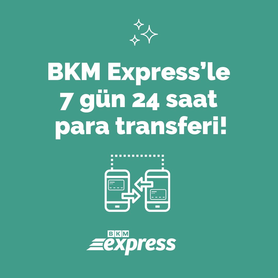 BKMExpress's tweet photo. BKM Express’in varsa nakit paraya temas etmeden 7 gün 24 saat para transferi yapabilirsin! https://t.co/AZpJP04sk7