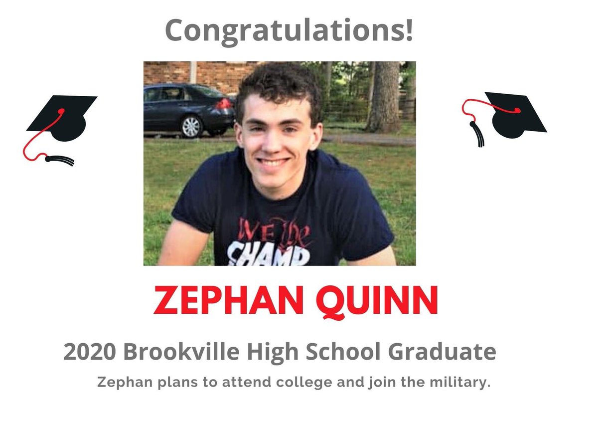 ChickfilaWards's tweet photo. Continuing to spotlight our team member graduates:
Zephan Quinn - 2020 Brookville High School Graduate. Congratulations! We are so proud to celebrate of you! https://t.co/3E05CmVSa6
