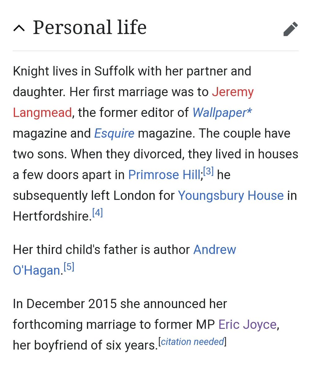 Eric Joyce was in a long-term relationship with the journalist India Knight, a woman who seems to emulate the fallen barrister Barbara Hewson in her use of foul language on social media.