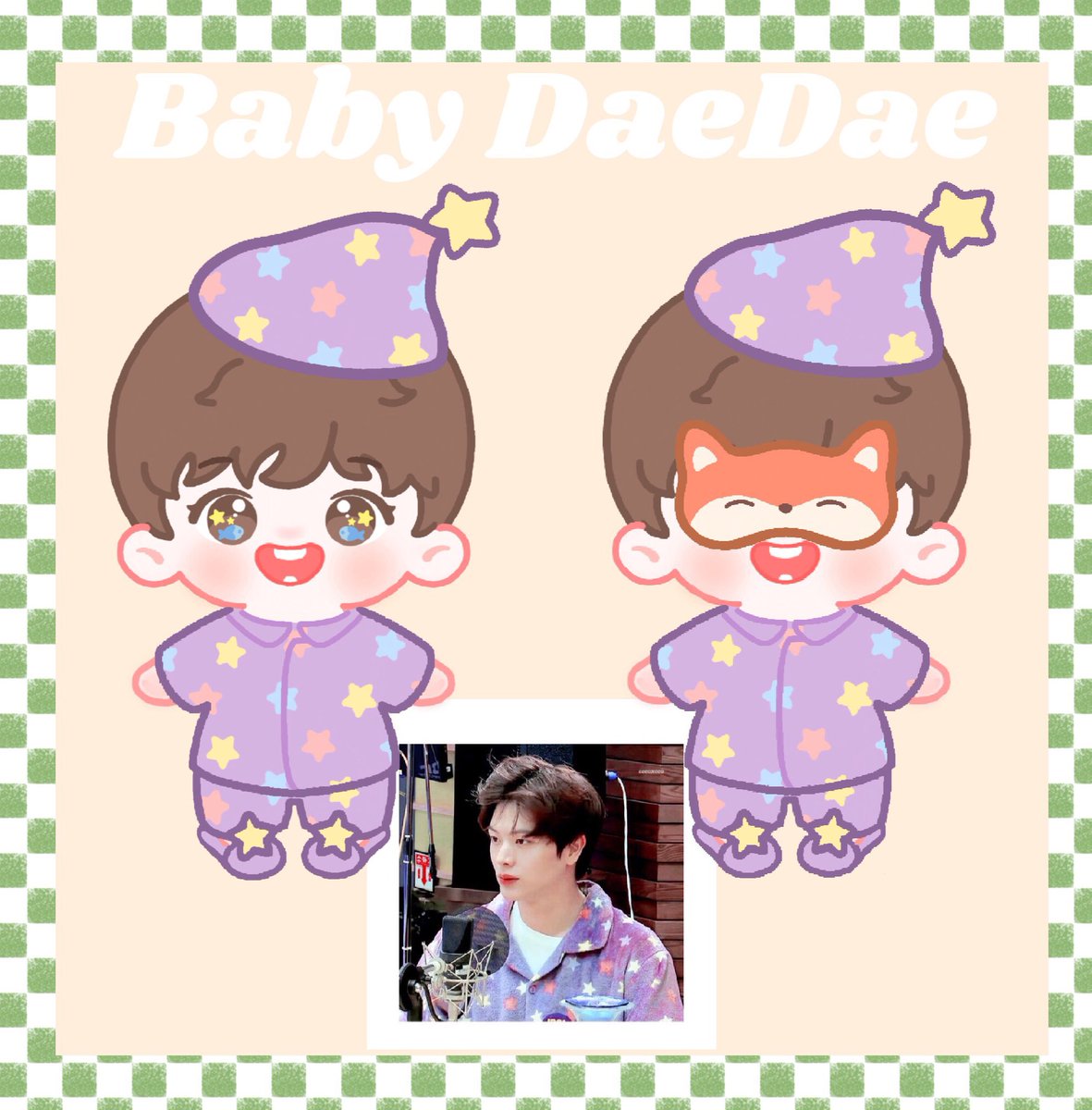 BabyDaeDae6's tweet photo. 【Baby DaeDae】

Preview of doll clothes!  ✨

There are five things in all, 
①sleeping cap 
②pajamas
③pajama trousers 
④slippers
⑤eyeshade https://t.co/IG7mE8pIhF