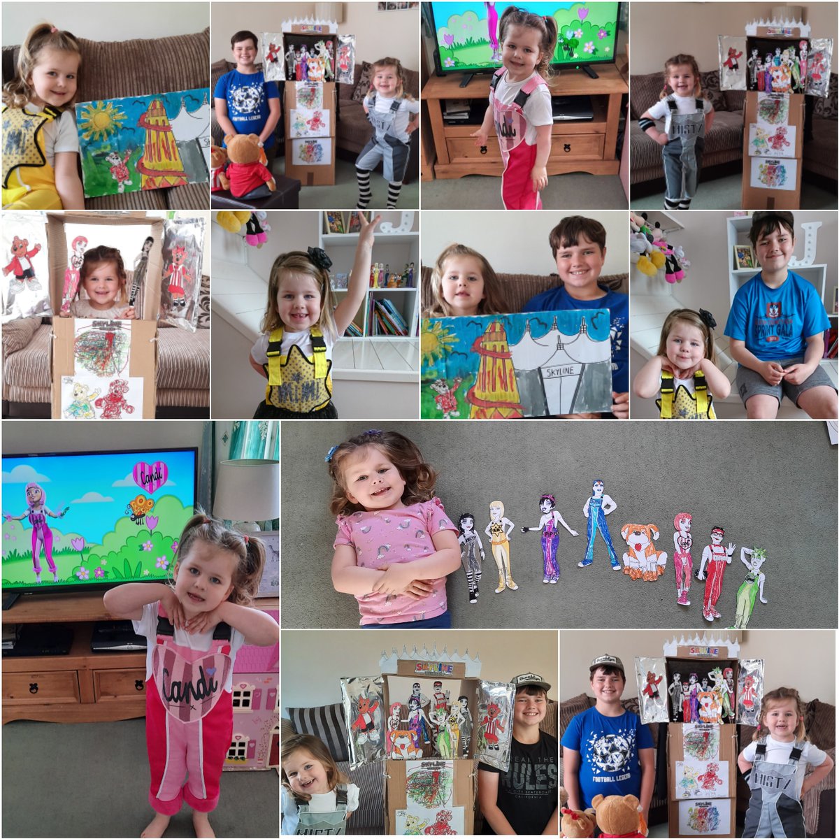 Butlins's tweet photo. You're getting stuck in and showing us how it's done with your amazing #ButlinsAtHome snaps!  Keep sharing your adventures from home, the more colourful and creative the better! 🏡 
 📸 Caz Tapper https://t.co/FcseeQnsiM