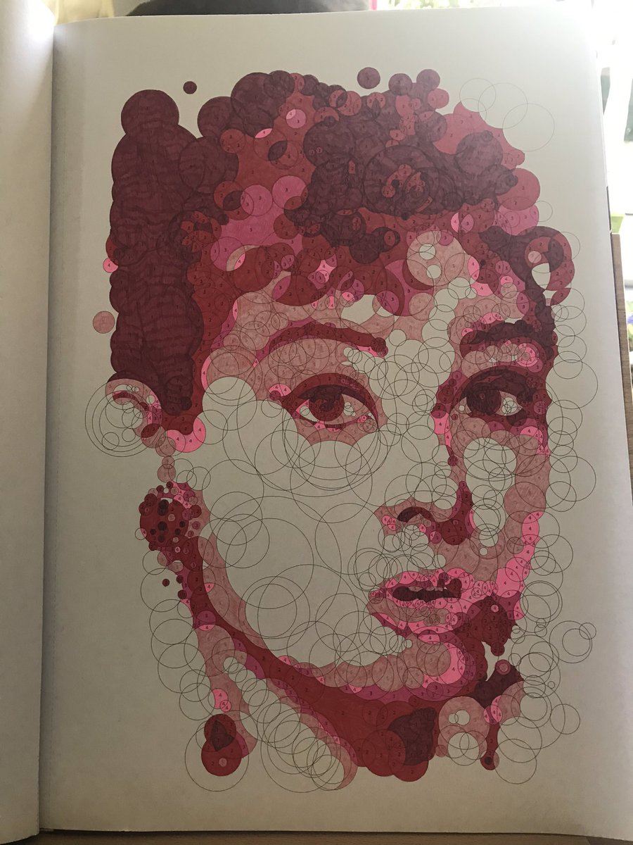 CottageCalm's tweet image. Audrey Hepburn #BreakfastatTiffanys @thomaspavitte @STAEMars @STABILOUK @STAEDTLERNA #querkles #colour #calm #Mindfulness