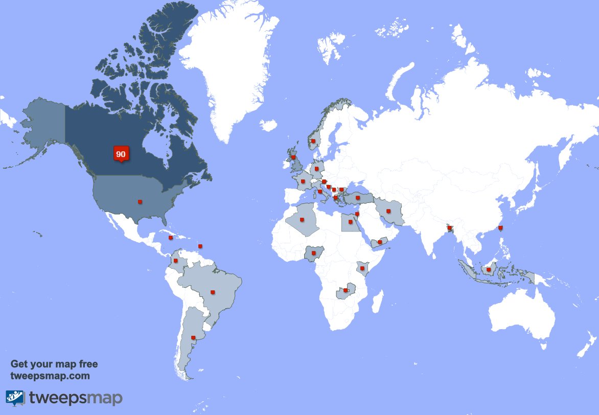 PEConca's tweet image. I have 3 new followers from Canada last week. See tweepsmap.com/!PEConca