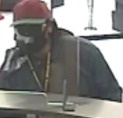 FBIHouston's tweet photo. #WANTED: Help the #FBI locate a man dubbed the "Motomask Mugger" who hit 2 Houston banks wearing a black M1 motorcycle mask, lanyard &amp; red hat on 6/11/20. He's about 5'9", 30-40 y/o &amp; drove a green Isuzu Rodeo. 

Call 713-222-TIPS
@CrimeStopHOU @houstonpolice @HCSOTexas #HouNews https://t.co/bjufR4HucL
