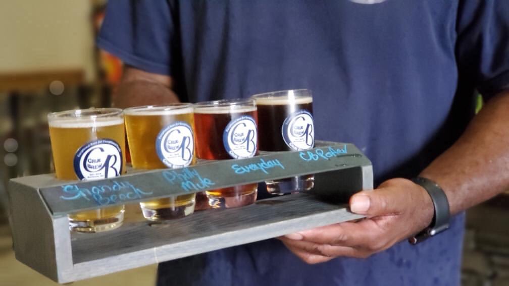 Check out this photo that Taste of Massachusetts got of one of our flights! We’re elated that we can finally serve these up to our wonderful Crue friends! 

Our outdoor seating area is open today 12-8! Perfect 70* Saturday, beer, and grilled cheese... life is good ☀️.