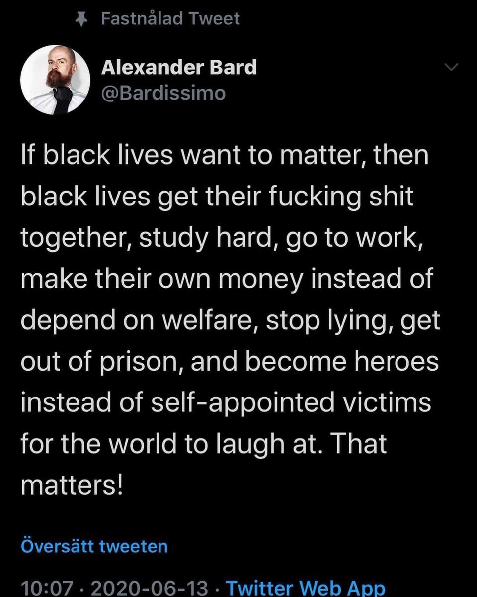 Daprettymaf's tweet photo. #AlexanderBardIsaRasist https://t.co/qM4CIcEISH