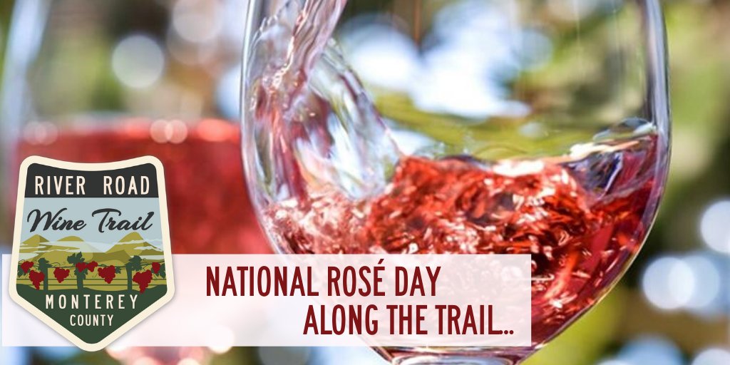 Get Your Pink On Today!! It's #NationalRoseDay! All of our member wineries have a rose to try. Visit our website to find links to our members! riverroadwinetrail.com/#wineries

#riverroadwinetrail #SantaLuciaHighlands  #Wine #CaliforniaWine #SeeMonterey #MontereyWine
