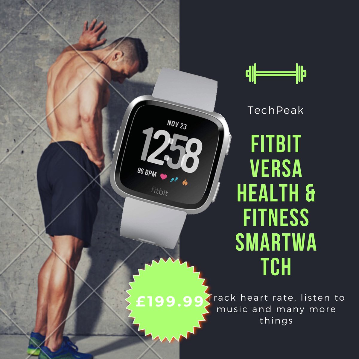 techpeak2's tweet image. You want to track your fitnes and health goals. Then this is the right product for you!!! You can get it for a nice price of £199.99! Check this link to buy it —&amp;gt;&amp;gt; techpeak1.wordpress.com

#technology #tech #WATCH #fitness @elonmusk @SpaceX @Apple