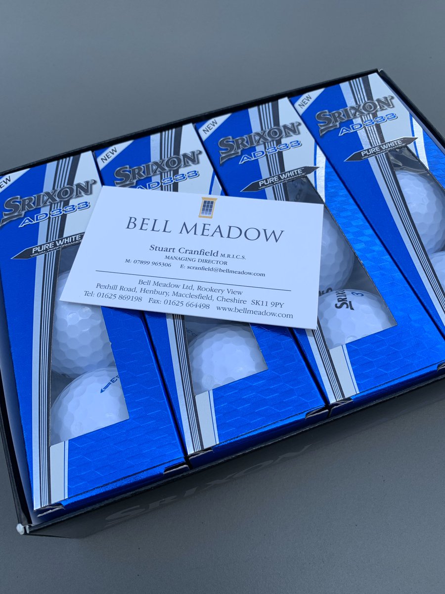 Thanks to The Golf Ball Fairy aka Stu Cranfield for dropping these <a href="/SrixonGolf/">Srixon</a> balls off today following the <a href="/NTCentre/">Neuro Therapy Centre</a> golf draw. Will do my best not to lose too many tomorrow!!