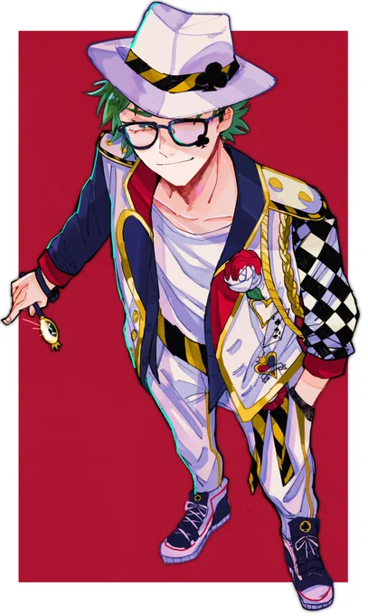 トレイ・クローバー
#ツイステファンアート 